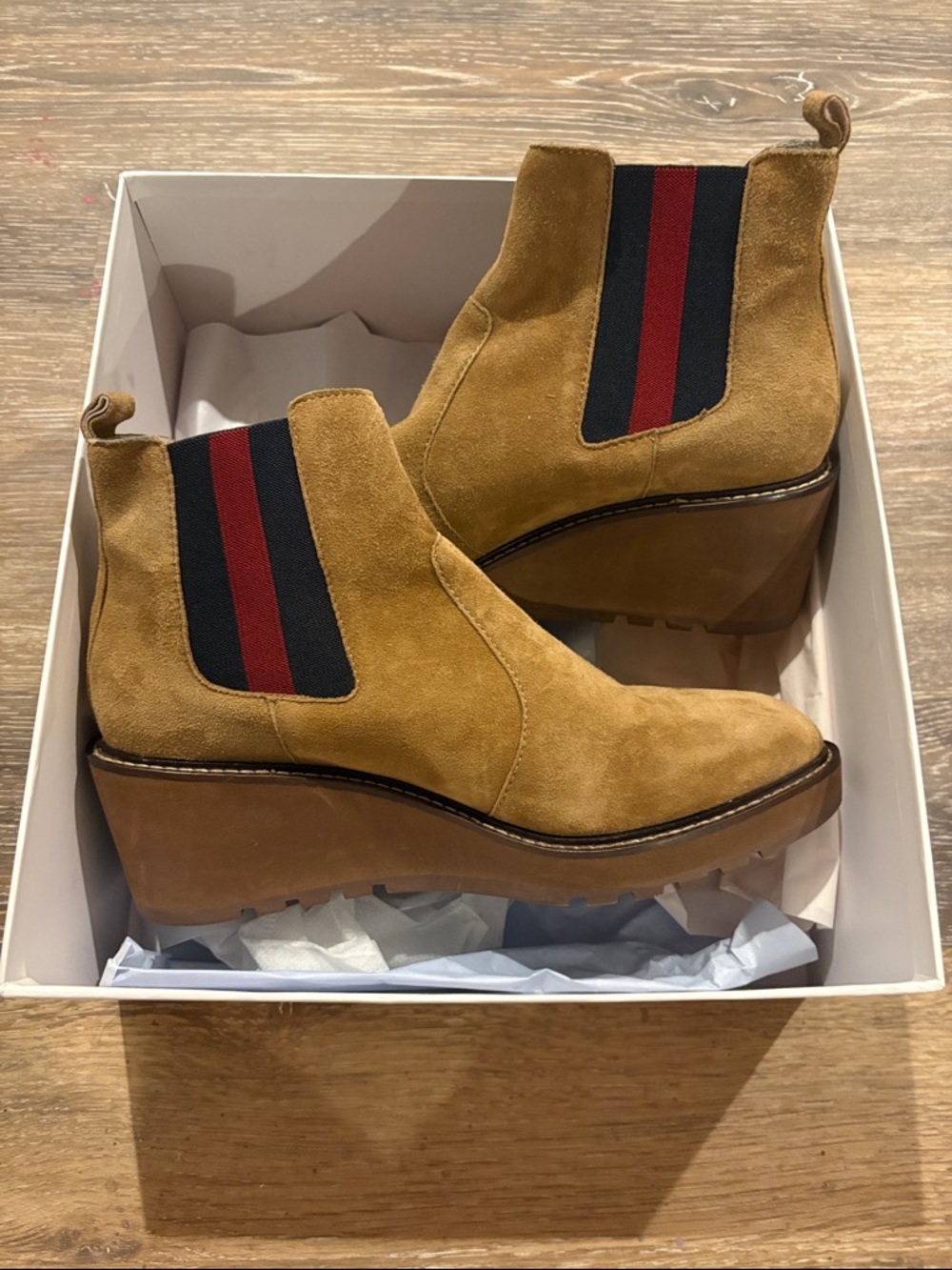Cecelia New York Gemma Suede Wedge Boots